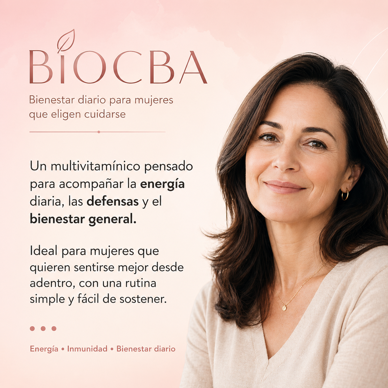Multivitaminico Mujer de BIOCBA - 3 CUOTAS Y ENVIOS GRATIS