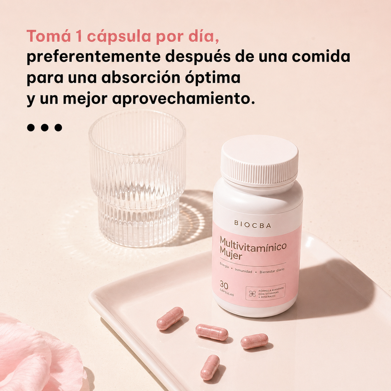 Multivitaminico Mujer de BIOCBA - 3 CUOTAS Y ENVIOS GRATIS