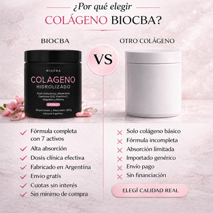 Colágeno Hidrolizado Antiage | 3 Cuotas Sin Interés